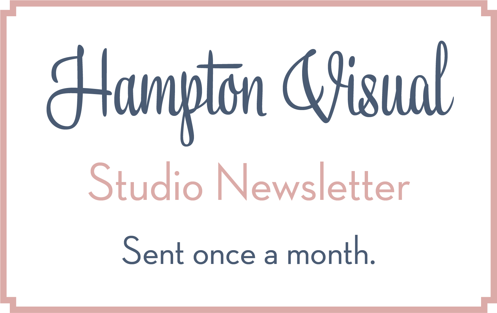 Hampton Visual newsletter sign up