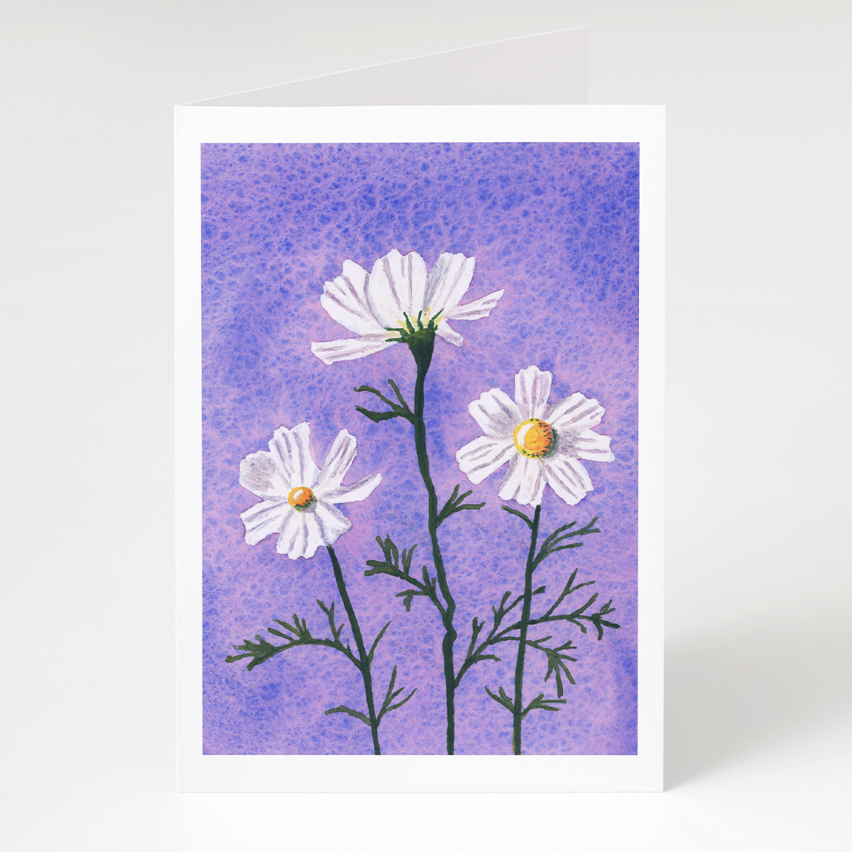 &quot;Cosmos Trio&quot; Greet &amp; Frame Greeting Card