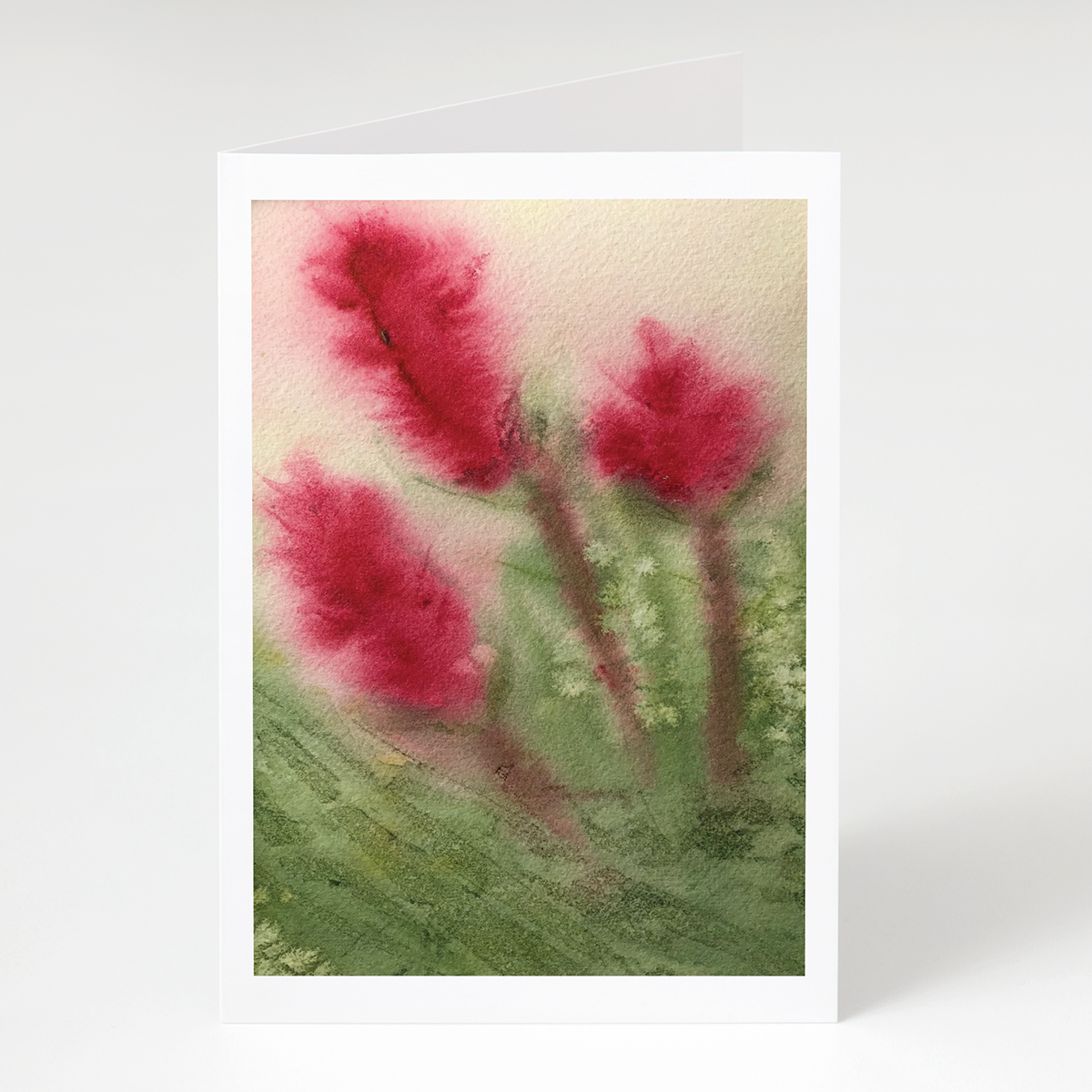 &quot;Indian Paintbrush&quot; Greet &amp; Frame Greeting Card