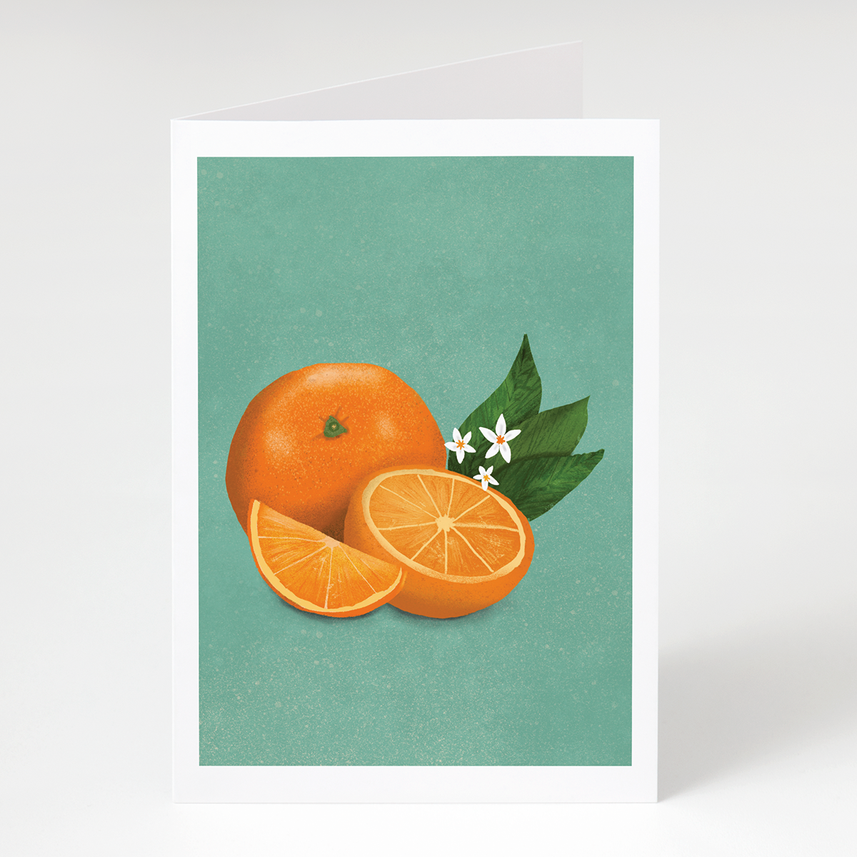 &quot;Oranges&quot; Greet &amp; Frame Greeting Card