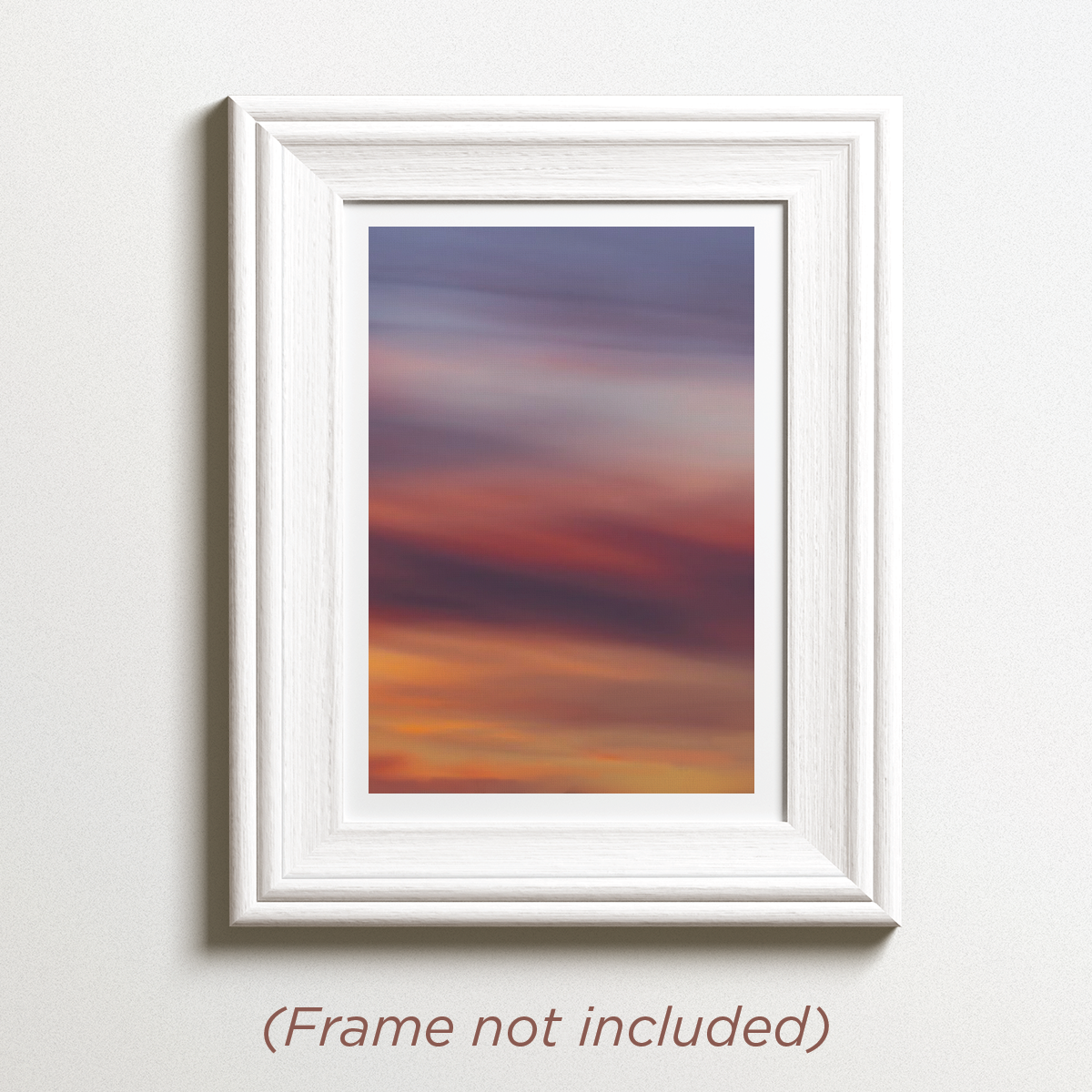 &quot;Colorful Sunset&quot; &#39;Greet &amp; Frame&#39; Card