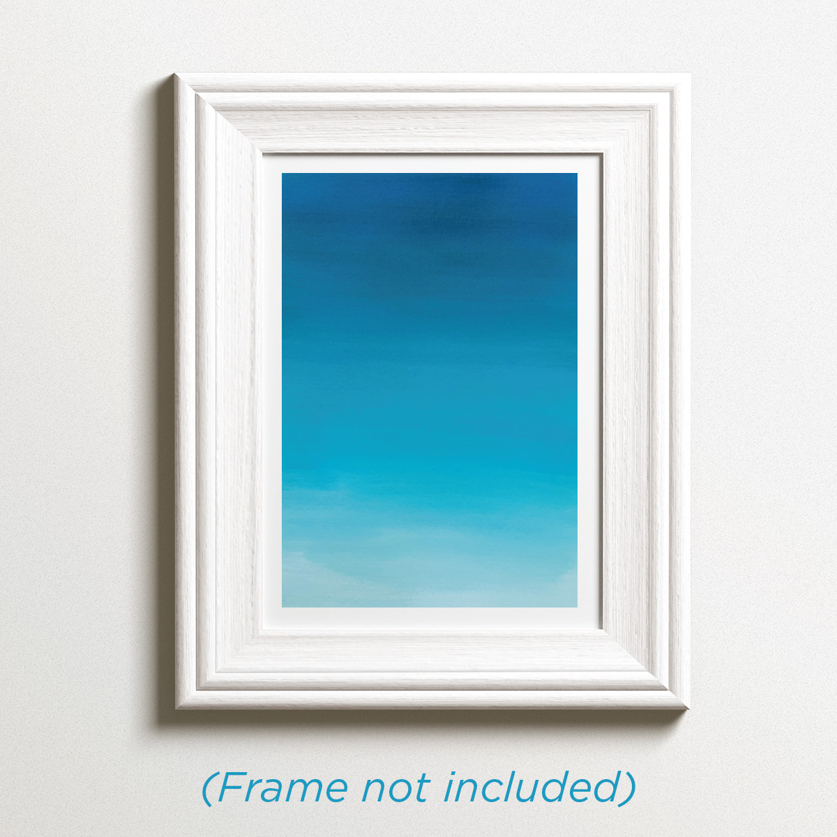 &quot;Linear Teal&quot; Greet &amp; Frame Card