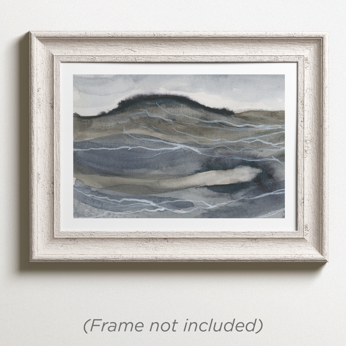 &quot;Marbled Mountain&quot; Greet &amp; Frame Card