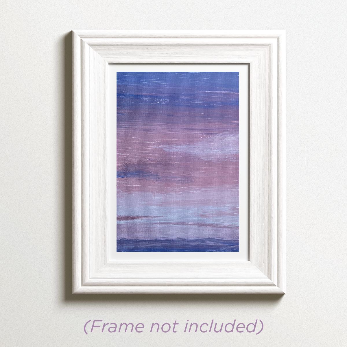 &quot;Pink Sunset&quot; Greet &amp; Frame Card